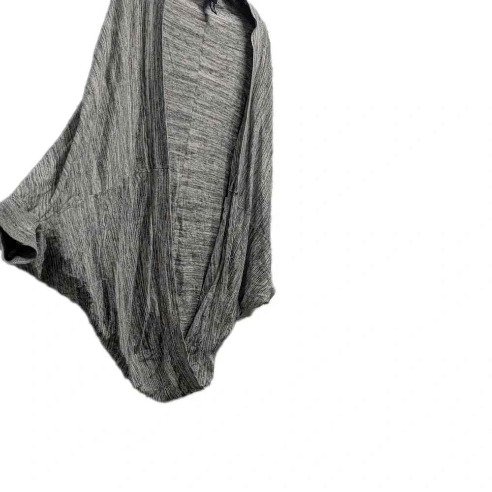 Gap 100% Cotton Cocoon Cardigan Heathered‎ Open Front Draped Boho Coastal M/L